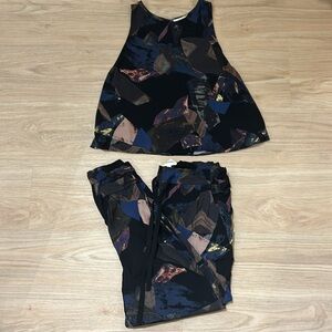 Aritzia- Wilfred Printed Two Piece Set